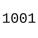 1001 AI logo